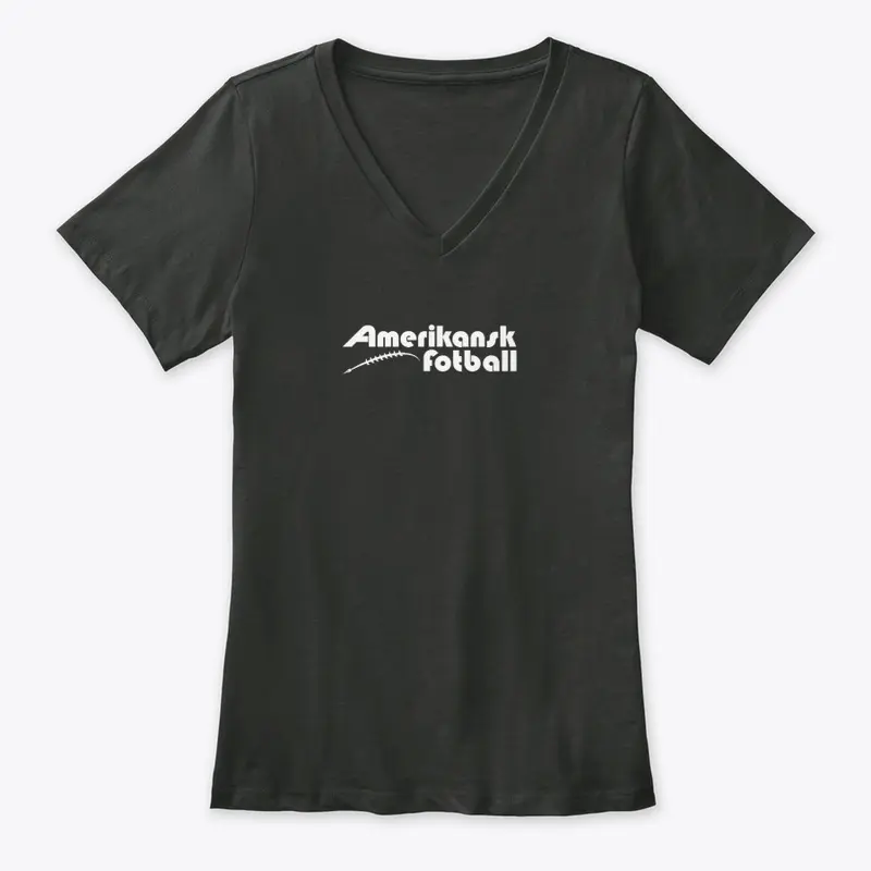 Amerikansk Fotball merch (white txt)