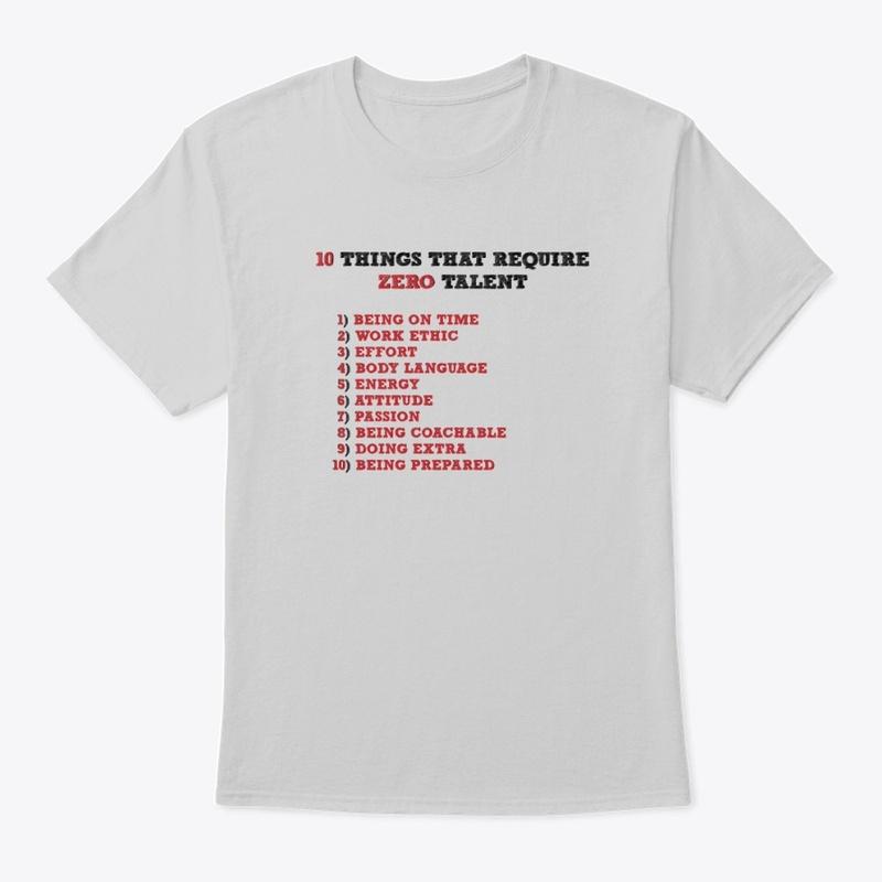 10 Things Zero Talent - Clothing