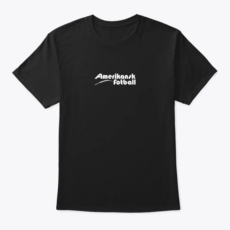 Amerikansk Fotball merch (white txt)